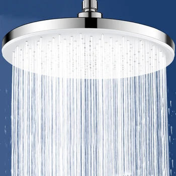 Kúpeľňa Veľké 10 Palcový Zrážok Sprcha Hlavu Hore Daždi Hlavu Vysoký Tlak Showerhead Nahradenie Kúpeľňových Doplnkov