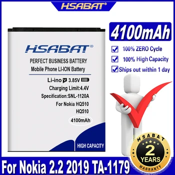 HSABAT HQ510 4100mAh Batérie pre Nokia 2.2 2019 TA-1179 TA-1183 TA-1188 TA-1191 WT130 Batérie