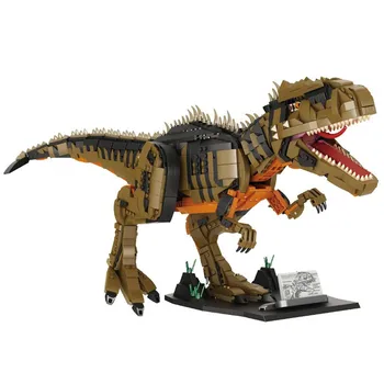 2022 Jurský Dinosaurov Svete Park Raptor Giganotosaurus Dino Stavebné Kamene, Tehly Deti Hračky Vianočný Darček