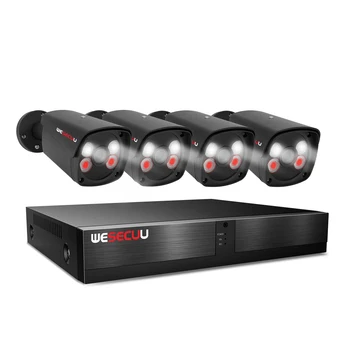 WESECUU 4K 8-MEGAPIXELOVÝ HD video rekordér domáce bezpečnostné systémy CCTV bezpečnostné vonkajšie bezpečnostné kamery cctv systém, kamery, IP kamery
