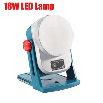 Prenosné 18W LED Pracovné Svetlo Lampy Lampy, Makita Milwaukee Bosch DeWalt 14,4 V/18V Li-ion Batéria Núdzové Vonkajšie Osvetlenie