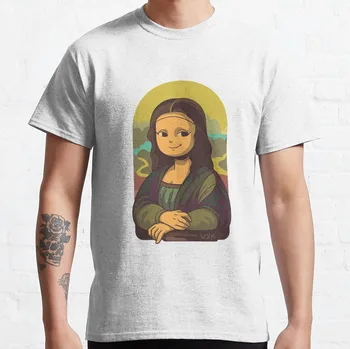 Mona Lisa T-Shirt blondie t shirt mens grafické t-shirts balík letného oblečenia