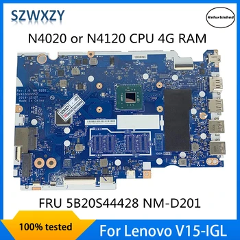 SZWXZY Zrekonštruovaný Pre Lenovo V15-IGL Notebook Doske NM-D201 N4020 N4120 CPU 4G RAM 5B20S44428 100% Testované Rýchlu Loď