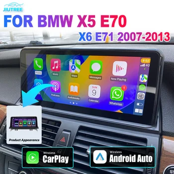 Linux autorádia Pre BMW X5 X6 E70 E71 na roky 2007-2013 Multimédiá GPS Prehrávač, Navigácia Vedúci Jednotky bezdrôtový carplay android auto rádio