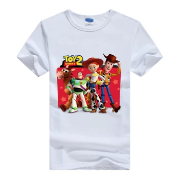 Móda Toy Story Žena Topy Biele Oblečenie Krátky Rukáv Tees Plus Veľkosť Priateľmi Blúzky Disney Harajuku Grunge Y2K Mens T-shirts