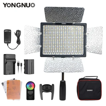 Yongnuo YN300 IV YN-300 IV RGB LED Video Svetlo 3200k-5600K RGB Full-Farebné Kamery, Foto, Osvetlenie pre Studio Video S AC Adaptér