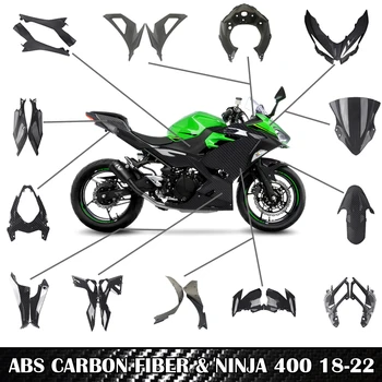 Motocykel Horské pre Kawasaki Ninja400 2018 2019 2020 2021 2022 Uhlíkových Vlákien Farba vstrekovaným Karosériou Auta ABS