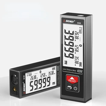 Xiao SNDWAY Mini Laser Distance Meter Nabíjateľná Diaľkomer 40 M 50 M 60 M Rozsah Finder Elektronická Ruleta Opatrenie Tester