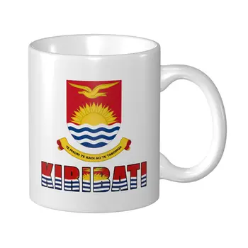 Mark Pohár Hrnček Kiribati Listu Vlajky Znak Kávové Hrnčeky Čaju, Mlieka, Vody Pohára Cestovných Hrnčeky Office Home