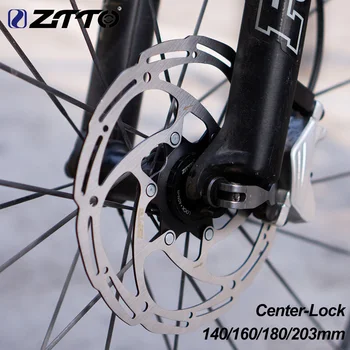 ZTTO MTB, Road Bike CenterLock Rotor Bike Odvod Tepla Chladenie Disku Center Lock 140/160/180/ 203mm Kotúčové Brzdy Rotora Ocele