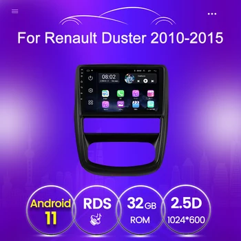 GPS Headunit Pre Renault Duster 1 2010 - 2015 Android prehrávač Pre Nissan terrano 2014 - 2020 Wifi Auto Rádio Stereo DVR Carplay