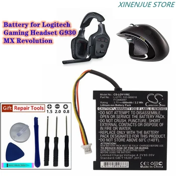CS Batéria 3.7 V/600mAh L-LY11, 533-000018, F12440097 pre Logitech MX Revolution, Gaming Headset G930