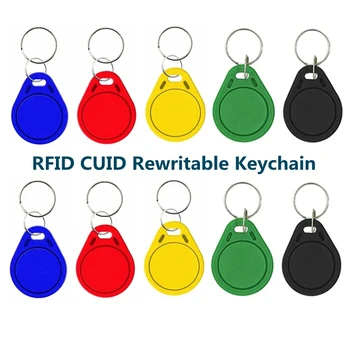 10pcs 13.56 MHz RFID GEN2 CUID Rewriteable Smart Key UID Premenlivé Keyfobs Blok 0 Zapisovať NFC Andriod MCT Kópiu Klon Duplikát