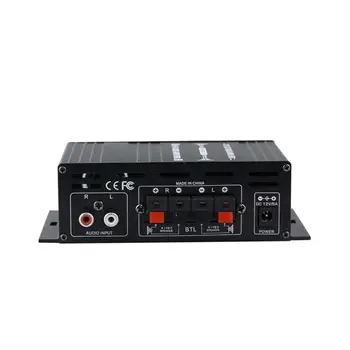 AK-280 Audio Zosilňovač Dual Channel Digitálny Audio Prijímač Stereo Prijímače pre Subwoofer Reproduktor, MP3, Auto, Námornej Lodi