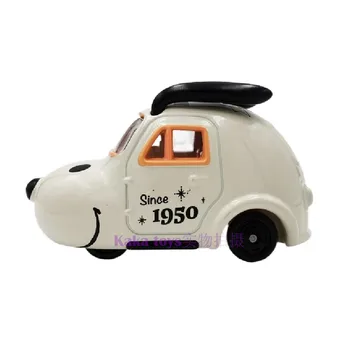 Cartoon Snoopy Č. 153 zliatiny modelu auta detí auto ozdoby chlapci darček Auto veľkosti 5.5-6typ Farbu veľkosť 8x4x4cm