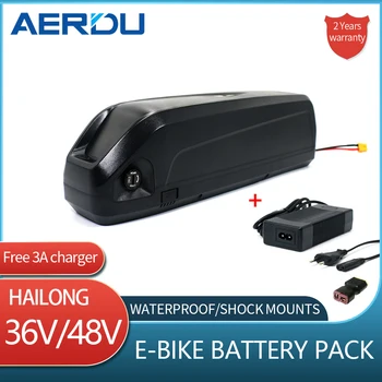 AERDU 48V 54.6 V 10Ah-17.5 Ah HaiLong 18650 Novú Li-lon Lítiová Batéria pre Elektrický Skúter E-bike S 30A BMS MH1 35E