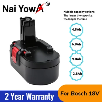 nové originálne Pre Bosch 18V 12.8 Ah BAT025 Nabíjateľné Batérie Ni-CD Náradie Bateria Pre Vŕtačka GSB 18 VE-2, PSR 18VE, BAT026