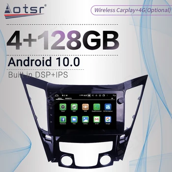 Carplay 128G Pre Hyundai Sonata 8 2011 - 2014 Android Rádio magnetofón Auto Multimediálny Prehrávač Stereo Hlava Jednotka GPS Navigácie
