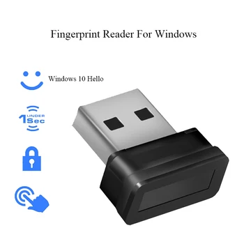Mini USB snímač Odtlačkov prstov, Modul Zariadení Pre Rodiny Windows 10 Dobrý deň, Biometrie, Bezpečnostný Kľúč