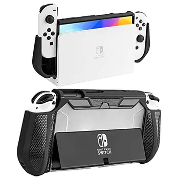 Prípad pre Nintendo Prepínač OLED Ochranné puzdro Dockable s TPU Uchytenie Kompatibilný s Nintendo Prepínač 7 Palcový OLED Konzoly