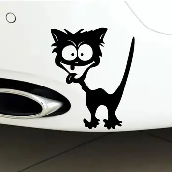 Nepremokavé Vtipné Mačku Vzor Auto Styling Výbava Nálepky Vozidla Dekor Príslušenstvo,13 cm x 11 cm