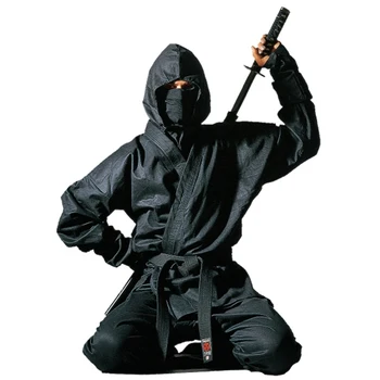 Kráľovský Koláč Prispôsobenie Najvyššej Kvality Black Japonsko Ninja Jednotné Vyhovovali Jogy a Bojových Umení Školenia Oblečenie