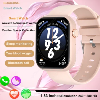 2023 Nové Bluetooth Hovor Smart Hodinky Ženy Vlastný Ciferník Hodiniek Mužov Šport Fitness Sledovanie Srdcovej frekvencie Smartwatch Pre Android IOS
