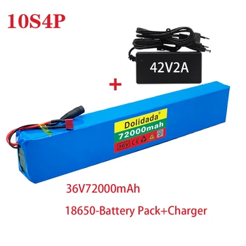 Nieuwe 18650 Batterij 10s4p 36 V 72AH Vysoký Výkon 600 W, geschikt Voor Elektrische Fiets Lítium Batterij Splnené Oplader Verkoop
