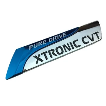 20X Pure Drive XTRONIC CVT Nismo Kovový Znak, Odznak Chvost Nálepka Pre Nissan Qashqai X-Trail krčma pri ceste Teana Tiida atď Auto Styling