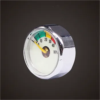 Vysoký tlak mini tlak vzduchu rozchod,Paintball Svietiace Ručičky,Barometer, manometer pre konštantný tlak ventilu 40mpa a M10 M8