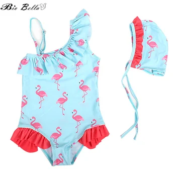 1-6 Rokov Dievčatá Plavky, Úplne Nové Letné Dievčenské Plavky jednodielne plavky Deti plážové oblečenie plavky S Spp 2 ks Súpravy