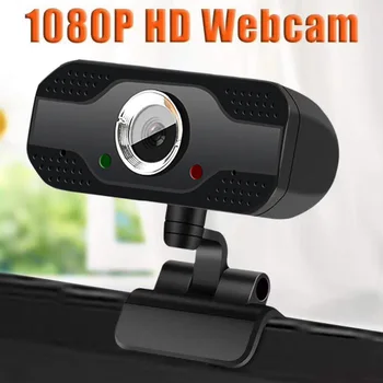 1080P Webcam Stereo webová kamera s mikrofónom 1080P Web Kamera, USB Pro Stream Kamera pre Stolné Počítače, PC Hry Pre Schôdze