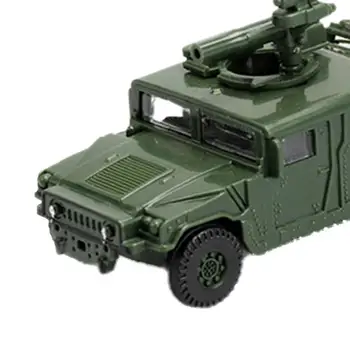 2x 4D 1:72 Zostaviť Americký Humvee Súpravy Zbierky Model Hračky Hobby Budovy Puzzle Ozdoby na Ploche Deti Darčeky Mužov, Darčeky