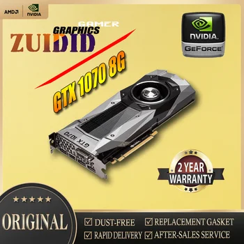 Geforce NVIDIA Zakladateľov Edition GTX1070 8G 256BIT Jeden ventilátor TITAN grafické Karty Grafické Karty GPU Používané