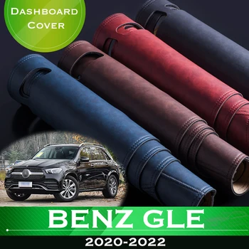 Pre Mercedes Benz GLE 2020-2022 Anti-Slip Auto Tabuli Vyhnúť Light Pad Nástroj Platformu Stôl Kryt Kožené Mat Koberec 2021