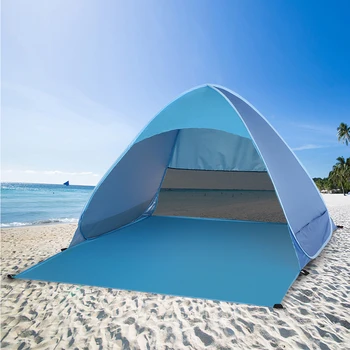 Okamžité automatické kontextové Plážový Stan Camping Stan Ľahký Outdoor UV Ochrany Camping Rybársky Stan Cabana Slnko Útulku