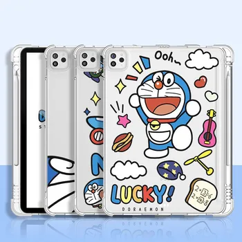 Doraemon Transparentné iPad puzdro Pre iPad 10. Generácie Prípade 2022 8. 9. 10.2 iPad Pro 11 Mini 6 4 5 Prípade iPad Pro 12.9 Kryt