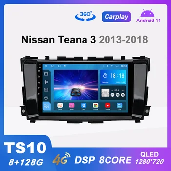 T3L autorádia Android 11 Multimediálny Prehrávač Videa pre Nissan Teana 3 Altima 5 L33 Roky 2013-2018 Navigáciu Carplay 4G LTE DSP Č 2din