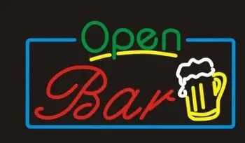 Vlastné Otvorený Bar Poháre Na Víno, Neónové Svetlo, Prihláste Sa Beer Bar