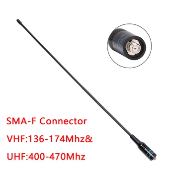 Pôvodné WalkieTalkie Antény SMA-F NA-771 VHF UHF Dual Band pre Walkie Talkie Radio Kenwood Baofeng UV 5R 888S UV82 144/430Mhz