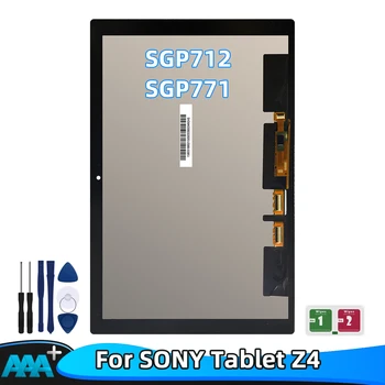 100% Testované Pre Sony Xperia Tablet Z4 SGP712 SGP771 LCD Displej S Dotykovým displejom Digitalizátorom. Montáž Nahradenie Tablet Časti