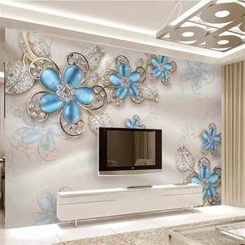 beibehang Vlastné veľké nástenné tapety 3d luxus Európskej hodváb pearl flower, TV joj, stena obývacia izba abstraktných de parede nástenná maľba