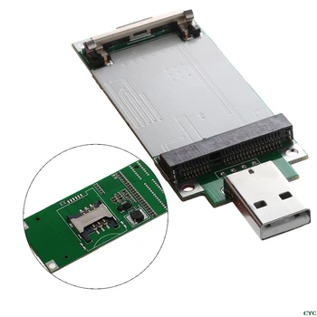 Mini PCI-E Wireless WWAN Na USB Adaptér S Kartou SIM Kartu, Slot Pre HUAWEI EM730