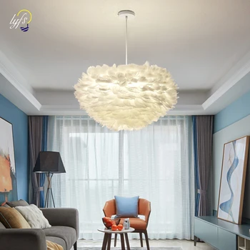 Moderné Pierko LED Prívesok Svetlo Závesné Lampy, Interiérové Osvetlenie Pre Domácnosti Jedáleň, Obývacia Izba Dekorácie Prívesok Svetlo