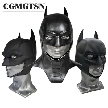 CGMGTSN Film Dospelých Mužov Bat Superhrdina Cosplay Bruce Wayne Halloween Kostým Maškaráda Maska Black Latex Príslušenstvo