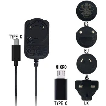 5V 4A TYPU C konektor Micro USB Power pre Raspber Pi alebo Orange Pi alebo Jetson Nano US/EU/AU/UK S CE FC Certifikát