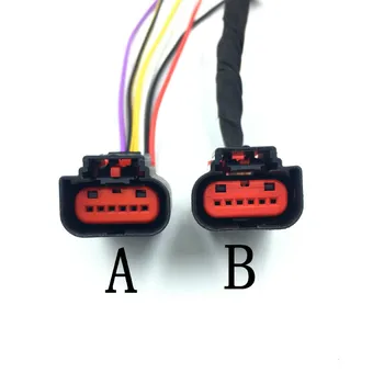 6Pin Auto elektronické škrtiaci ventil telo postroj zapojte konektor s drôtom Vhodné pre Ford Mondeo Focus