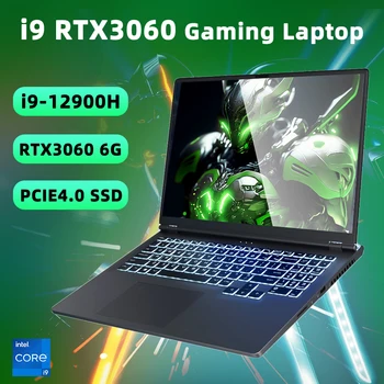 Topton 12. Gen 16 Palcový Herný Notebook NVIDIA RTX 3060 6 G Intel i9 12900H i7 2.5 K IPS Windows 11 Notebook Gamer PC Počítač WiFi6