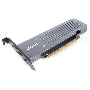 4 SSD M. 2 PCIe X16 4.0 X4 Rozširujúca Karta s Chladič, Podporuje 4 NVMe M. 2 2280 až 256Gbps, Podpora Raid Bifurcation