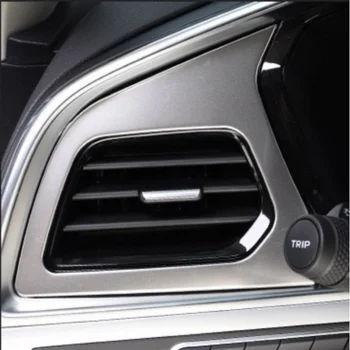 SBTMY Pre Geely Tugella 2019-22 FY11 Nehrdzavejúcej ocele dekoratívne rám pre predné klimatizácia otvory automobilov